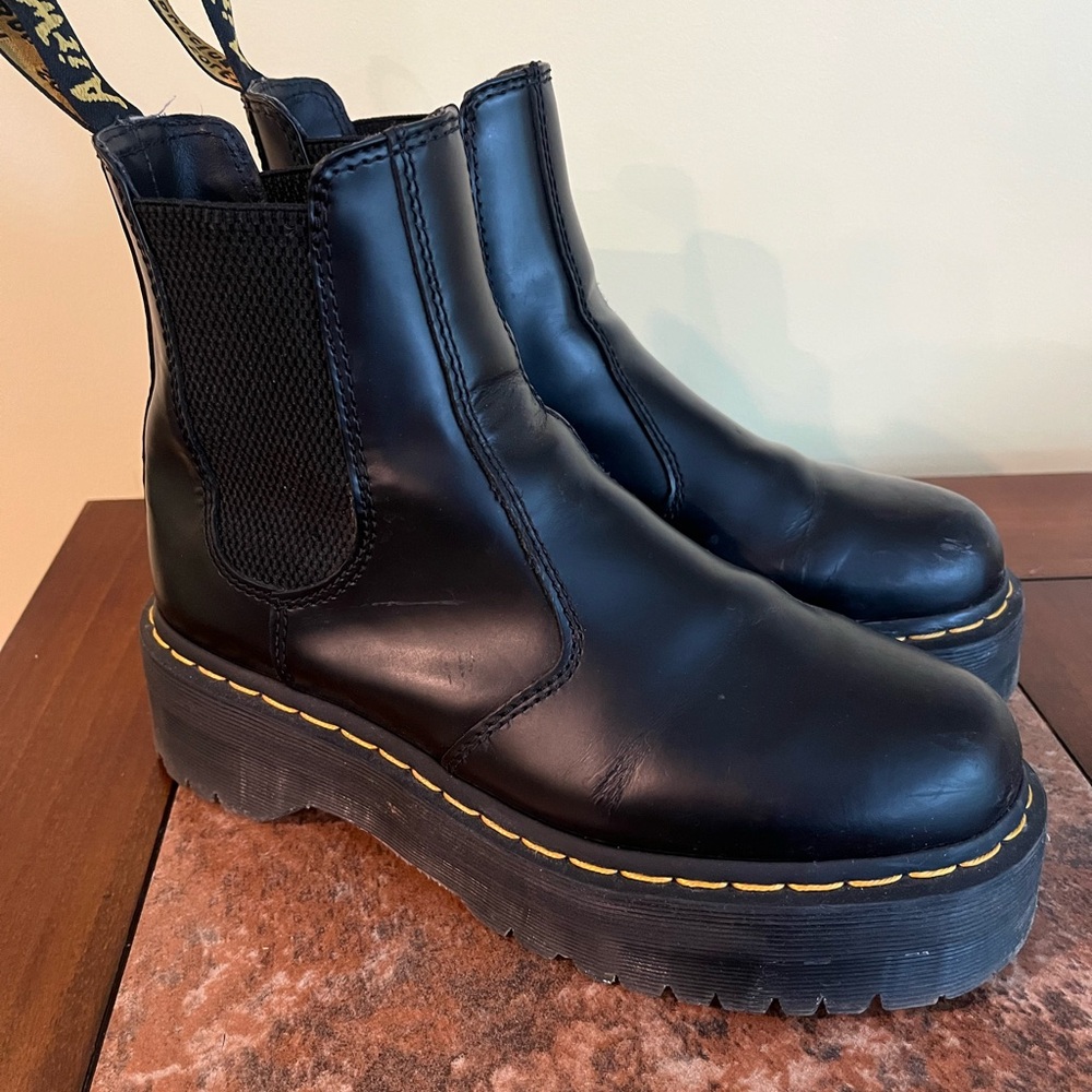 Doc Martens Chelsea Platform Boots